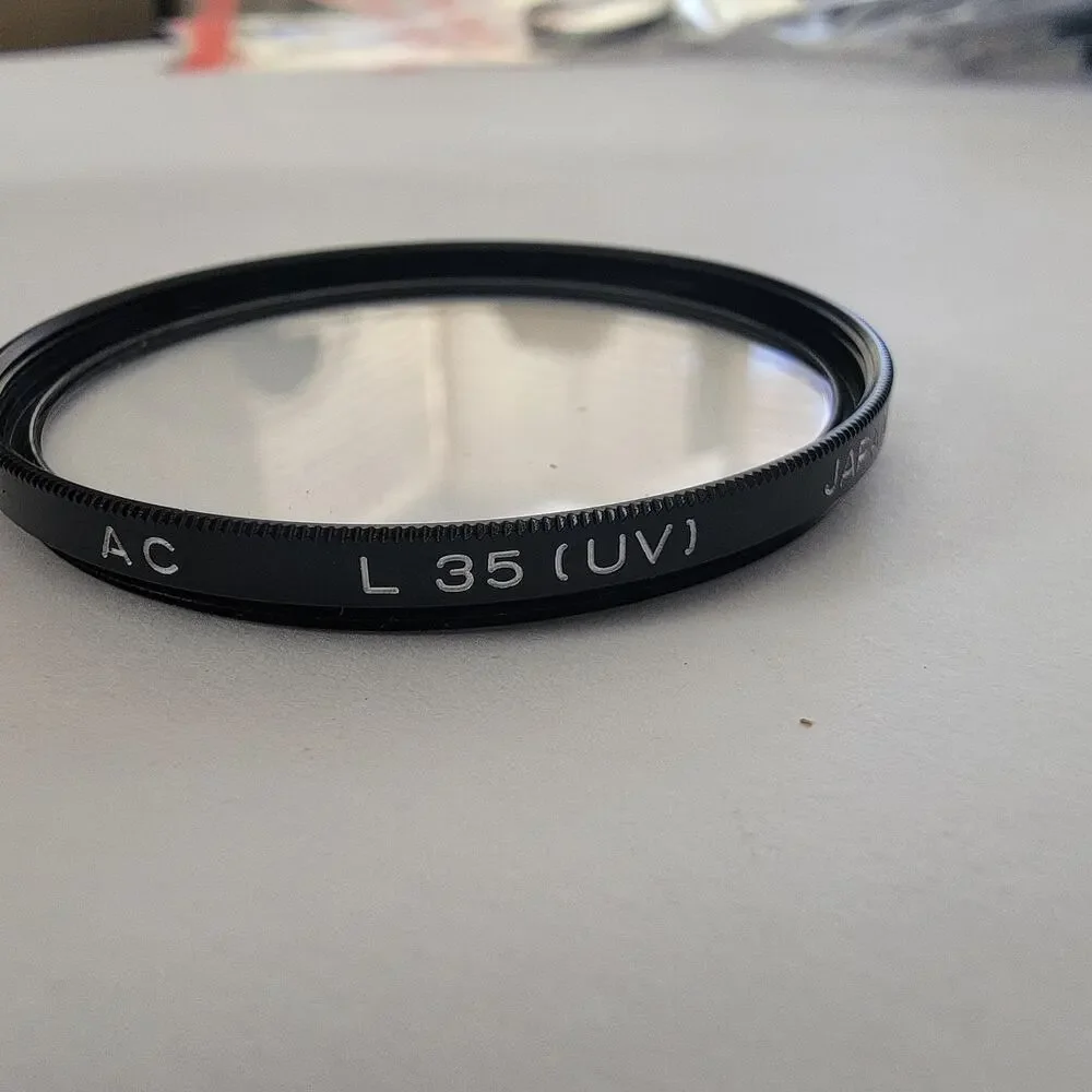 Minolta AC L 35 (UV) Black Camera Lens Filter Made In Japan Non-Reflex